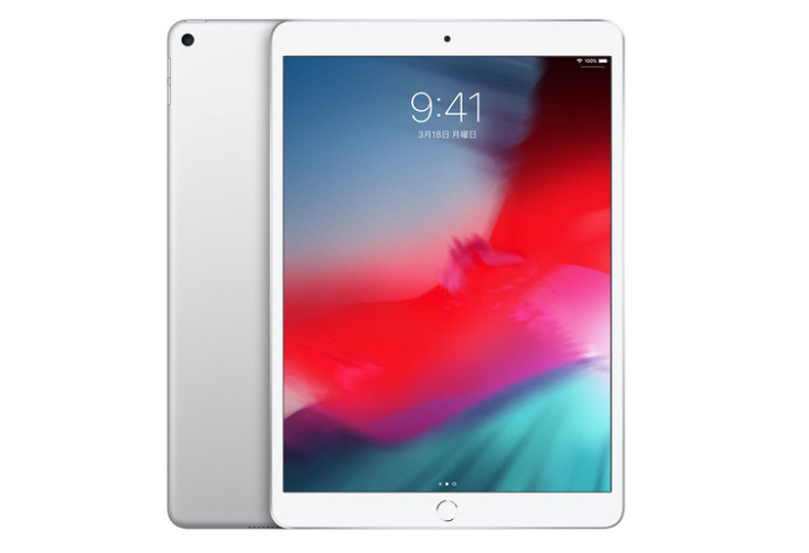 携帯性に優れ、キーボードと組み合わせればノートパソコンのように使える「iPad Air 10.5インチ 第3世代 Wi-Fi 64GB 2019年春モデル」